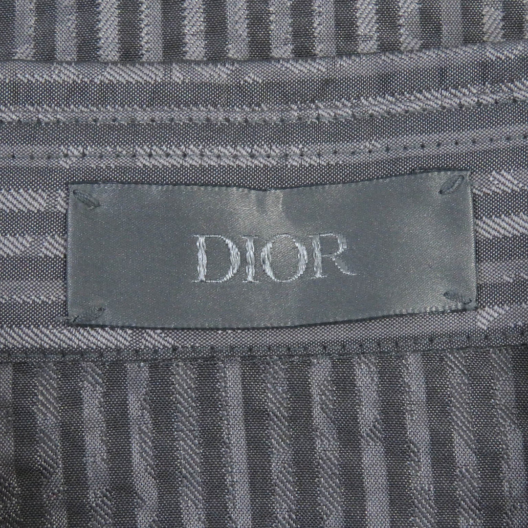Dior HOMME Short sleeve shirt 193C545G5566 Main: 100% silk gray mens 39 Used Authentic