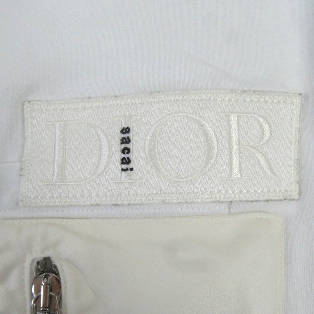 Dior HOMME Short sleeve T-shirt 213J669A0554 Main: 100% cotton, part: 100% nylon, part: 100% polyester white mens M Used Authentic