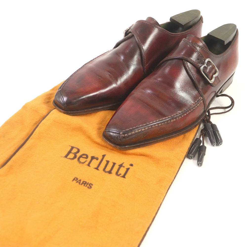 Berluti Leather shoes Main: Leather Bordeaux mens 9 Used Authentic