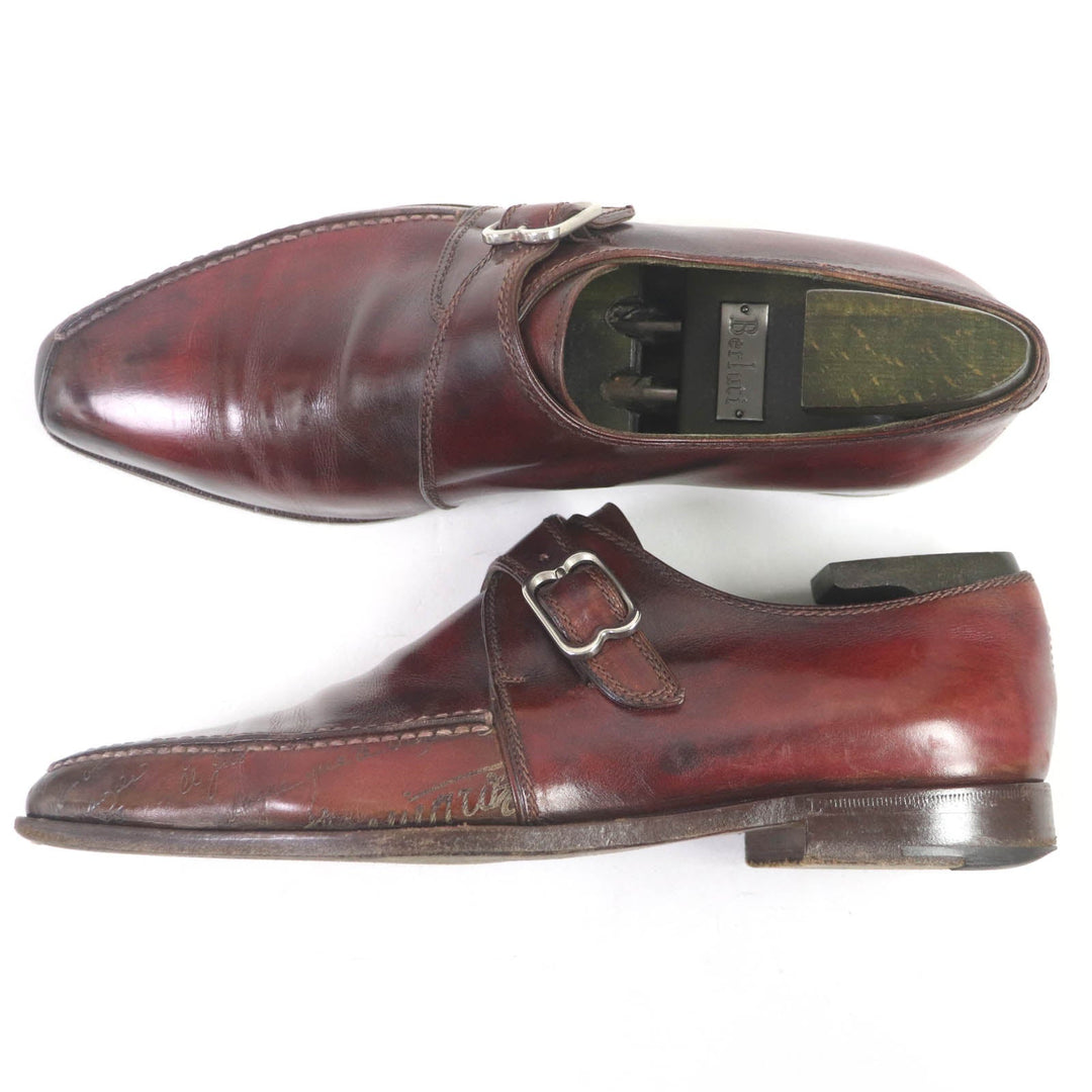 Berluti Leather shoes Main: Leather Bordeaux mens 9 Used Authentic