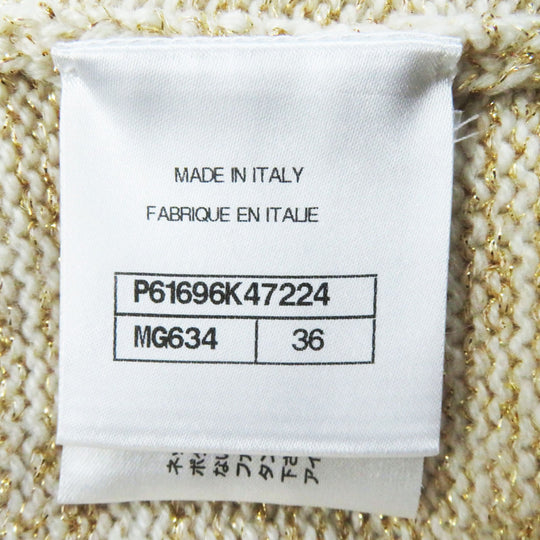 CHANEL knit 19A P61696 Main: 67% cashmere, Main: 17% polyester, Main: 6% silk, Main: 5% mohair, Main: 3% polyamide Multi Women 36 Used Authentic