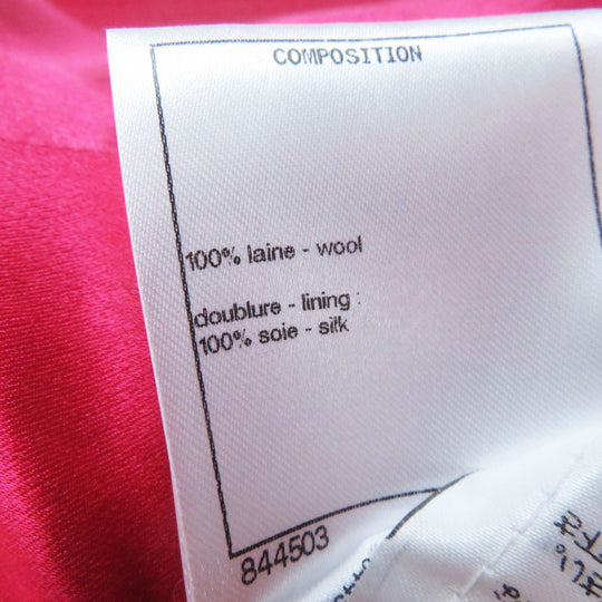 CHANEL Jacket 20A P65341 Main: 100% wool, Lining: 100% silk pink Women 34 Used Authentic