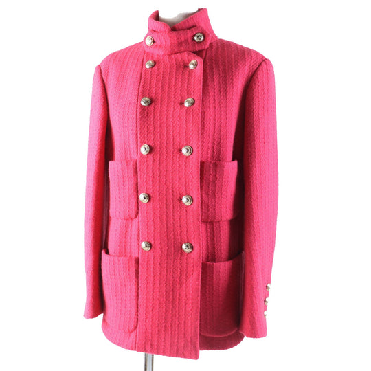 CHANEL Jacket 20A P65341 Main: 100% wool, Lining: 100% silk pink Women 34 Used Authentic