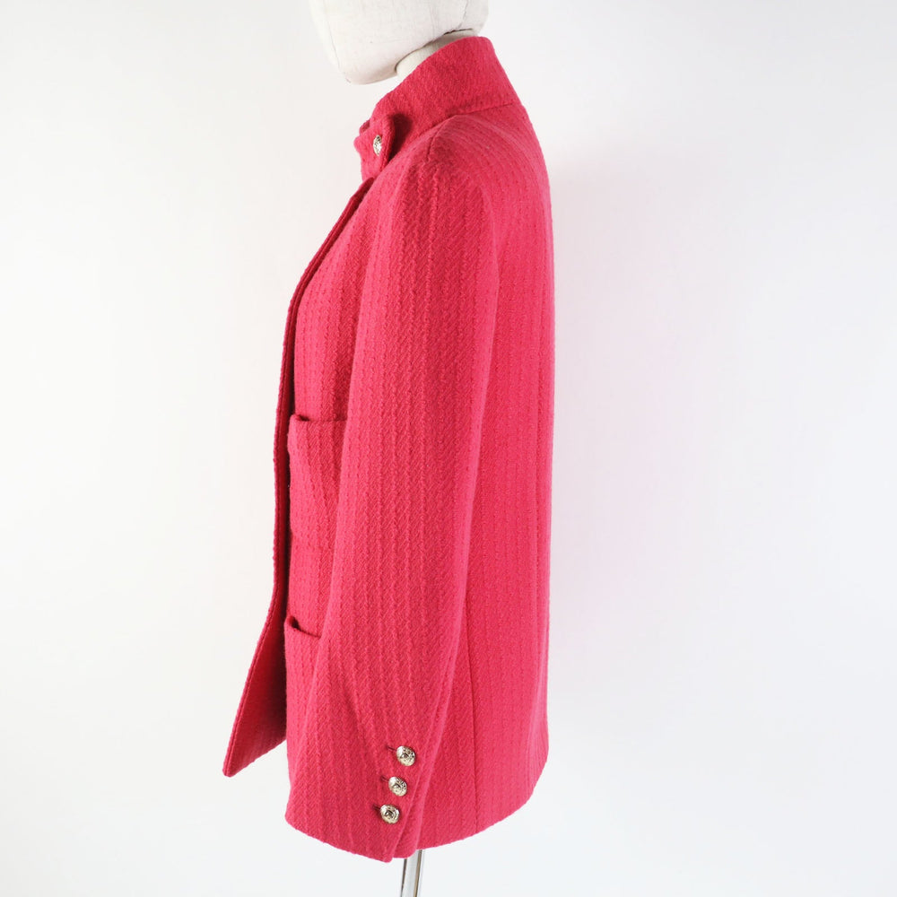 CHANEL Jacket 20A P65341 Main: 100% wool, Lining: 100% silk pink Women 34 Used Authentic
