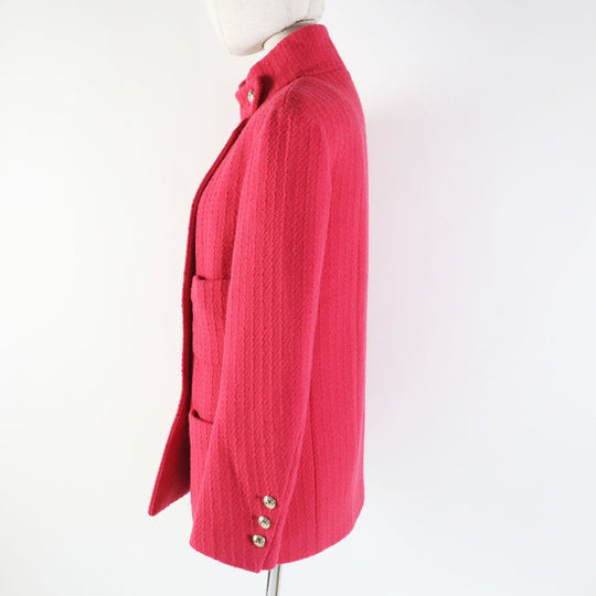 CHANEL Jacket 20A P65341 Main: 100% wool, Lining: 100% silk pink Women 34 Used Authentic