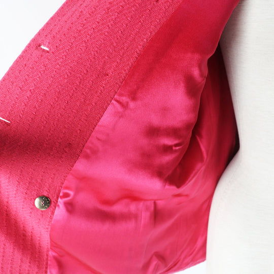 CHANEL Jacket 20A P65341 Main: 100% wool, Lining: 100% silk pink Women 34 Used Authentic