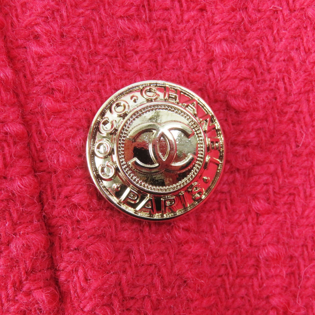 CHANEL Jacket 20A P65341 Main: 100% wool, Lining: 100% silk pink Women 34 Used Authentic