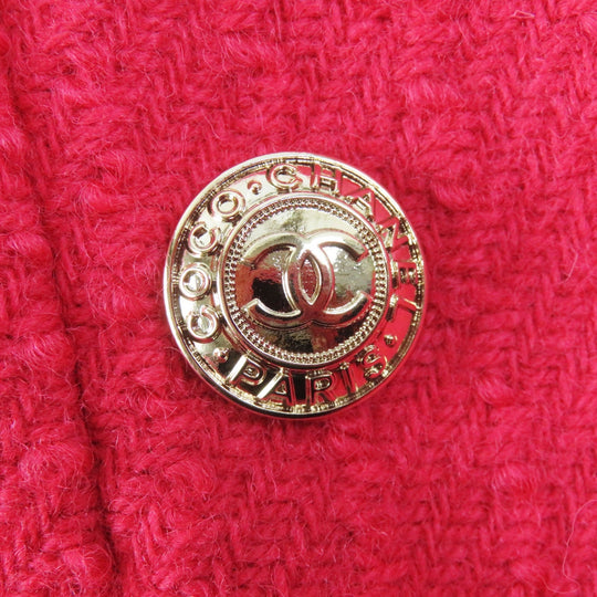 CHANEL Jacket 20A P65341 Main: 100% wool, Lining: 100% silk pink Women 34 Used Authentic