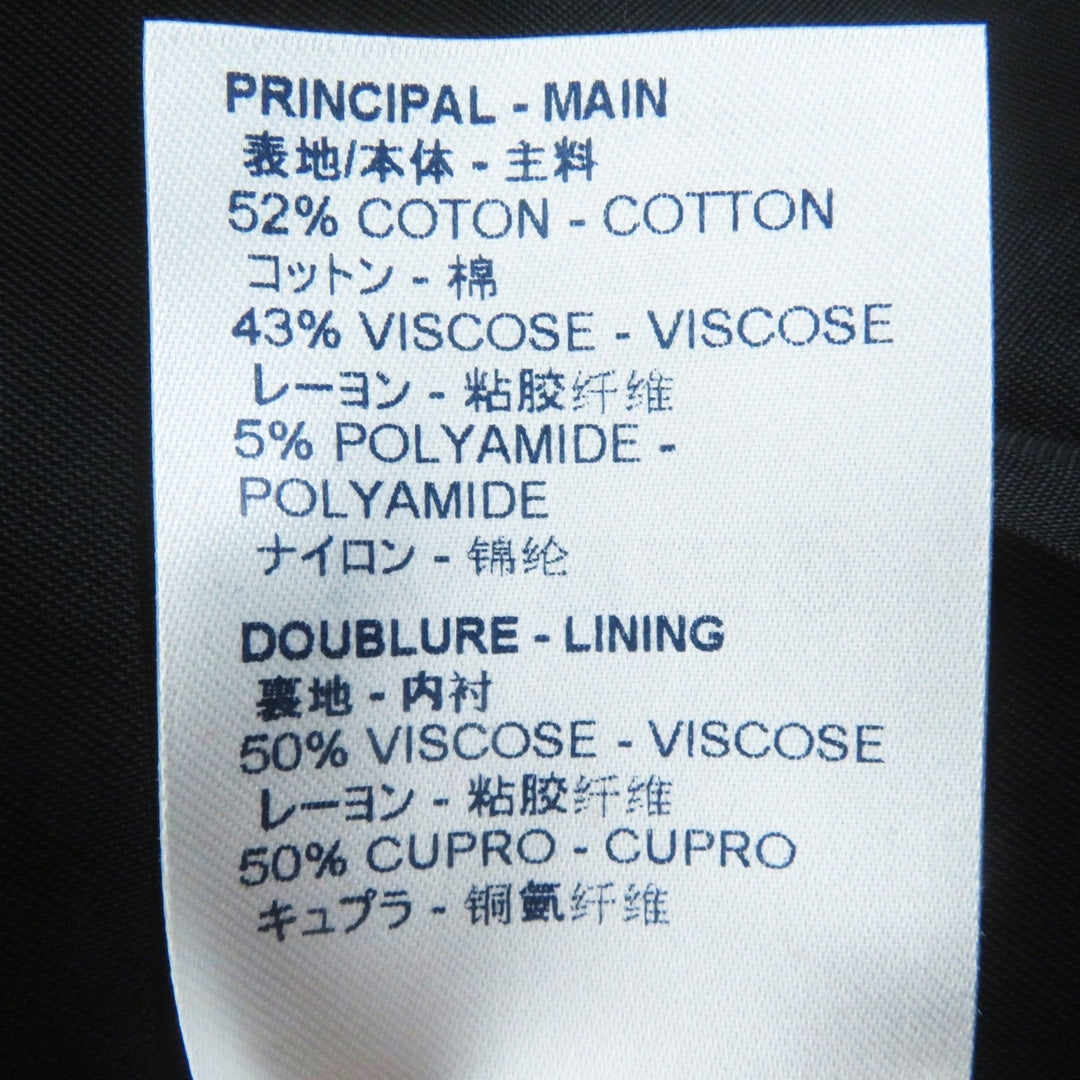 LOUIS VUITTON coat Main: 52% cotton, Main: 43% rayon, Main: 5% nylon, Lining: 50% rayon, Outer: 50% cupra Red White Black Women 38 Used Authentic