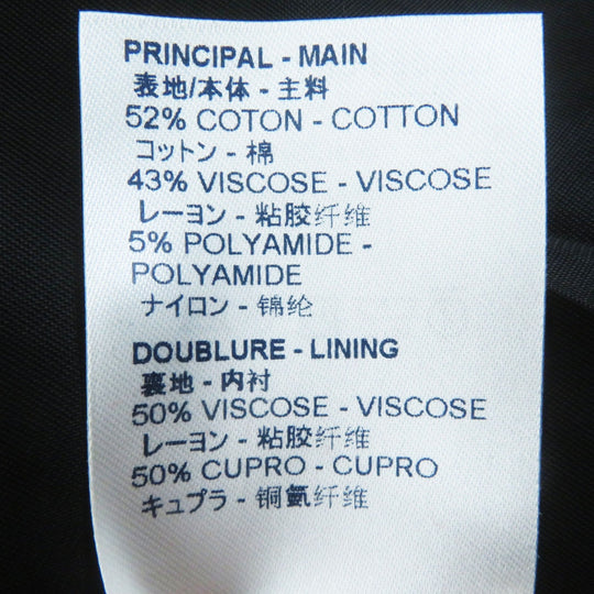 LOUIS VUITTON coat Main: 52% cotton, Main: 43% rayon, Main: 5% nylon, Lining: 50% rayon, Outer: 50% cupra Red White Black Women 38 Used Authentic