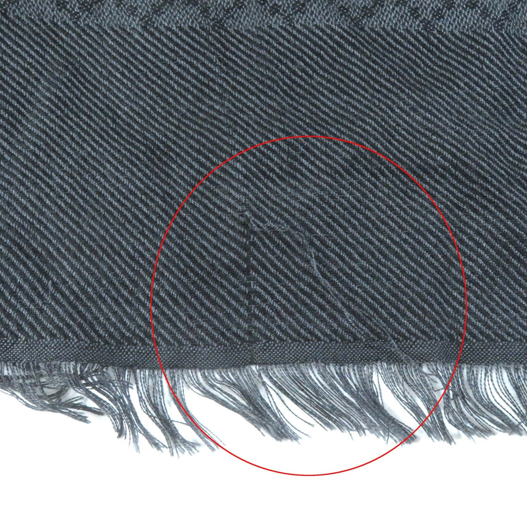 GUCCI Stall 355468 Main: 65% silk, Main: 35% wool, Part: fox black Women Used Authentic