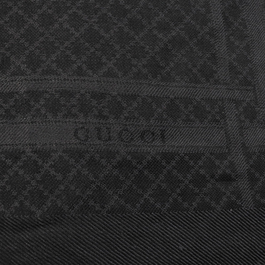 GUCCI Stall 355468 Main: 65% silk, Main: 35% wool, Part: fox black Women Used Authentic