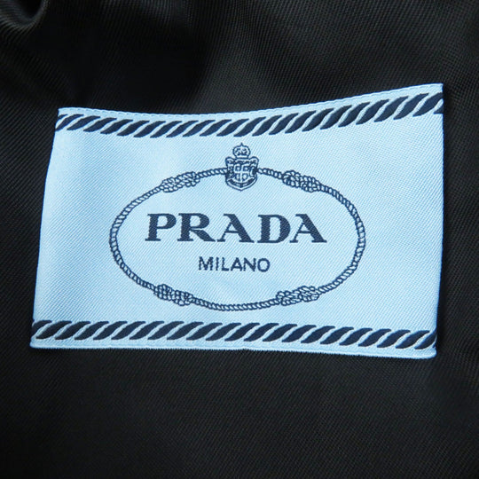 PRADA one piece 230657 Outer: 100% recycled polyamide, Lining: 100% viscose, Part: polyamide, Part: calf leather black Women 40 Used Authentic