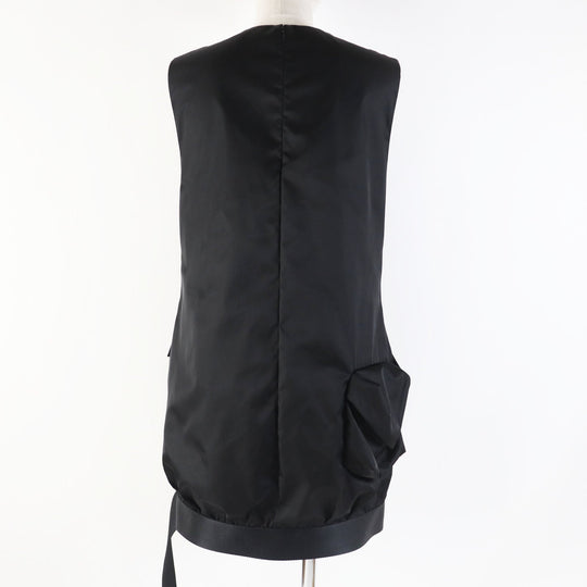 PRADA one piece 230657 Outer: 100% recycled polyamide, Lining: 100% viscose, Part: polyamide, Part: calf leather black Women 40 Used Authentic