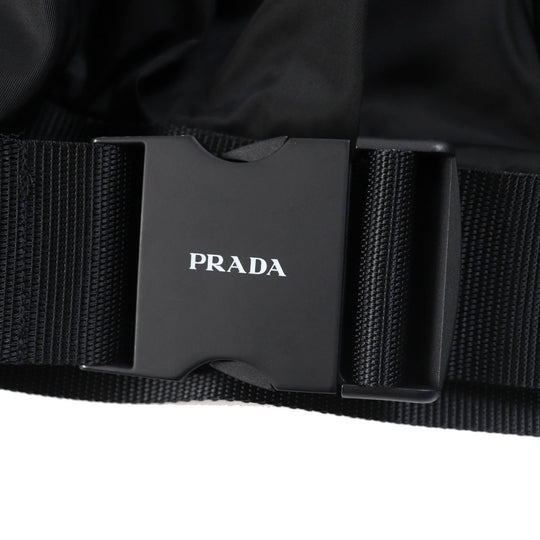 PRADA one piece 230657 Outer: 100% recycled polyamide, Lining: 100% viscose, Part: polyamide, Part: calf leather black Women 40 Used Authentic