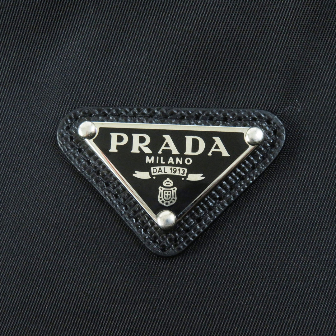 PRADA one piece 230657 Outer: 100% recycled polyamide, Lining: 100% viscose, Part: polyamide, Part: calf leather black Women 40 Used Authentic