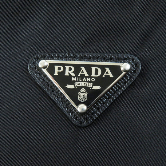PRADA one piece 230657 Outer: 100% recycled polyamide, Lining: 100% viscose, Part: polyamide, Part: calf leather black Women 40 Used Authentic