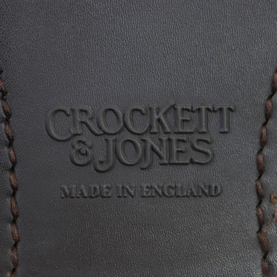 CROCKETT&JONES Leather shoes Main: Leather Brown MORETON mens 8.5 Used Authentic