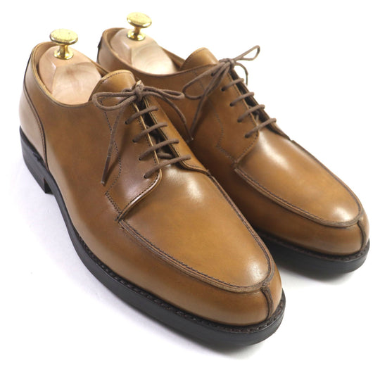 CROCKETT&JONES Leather shoes Main: Leather Brown MORETON mens 8.5 Used Authentic