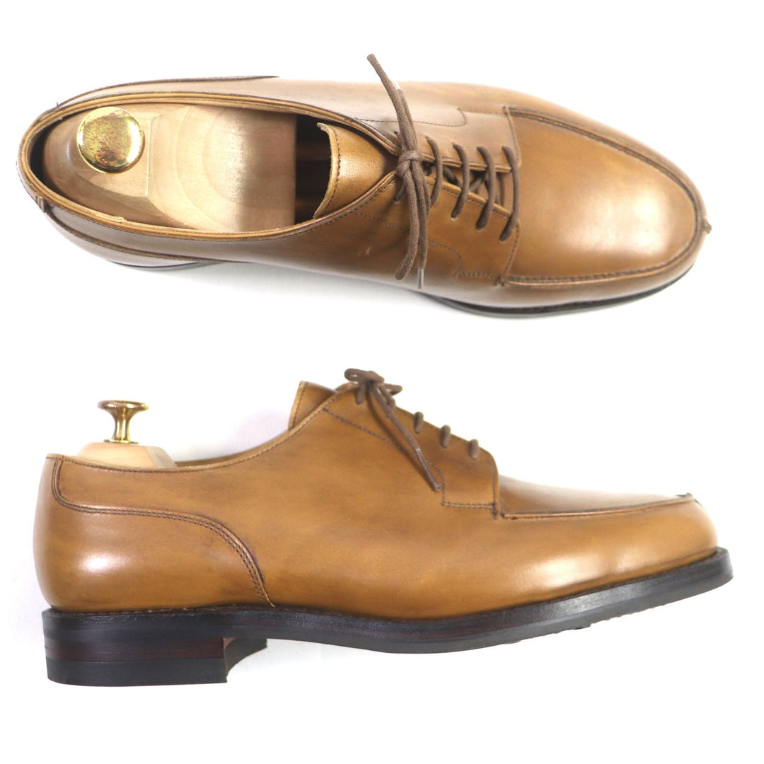 CROCKETT&JONES Leather shoes Main: Leather Brown MORETON mens 8.5 Used Authentic