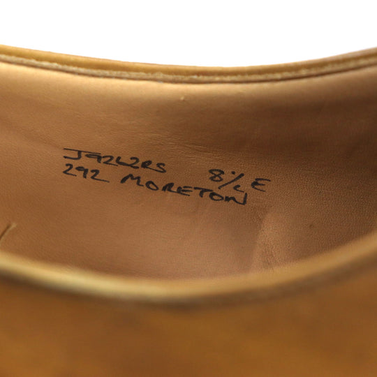 CROCKETT&JONES Leather shoes Main: Leather Brown MORETON mens 8.5 Used Authentic