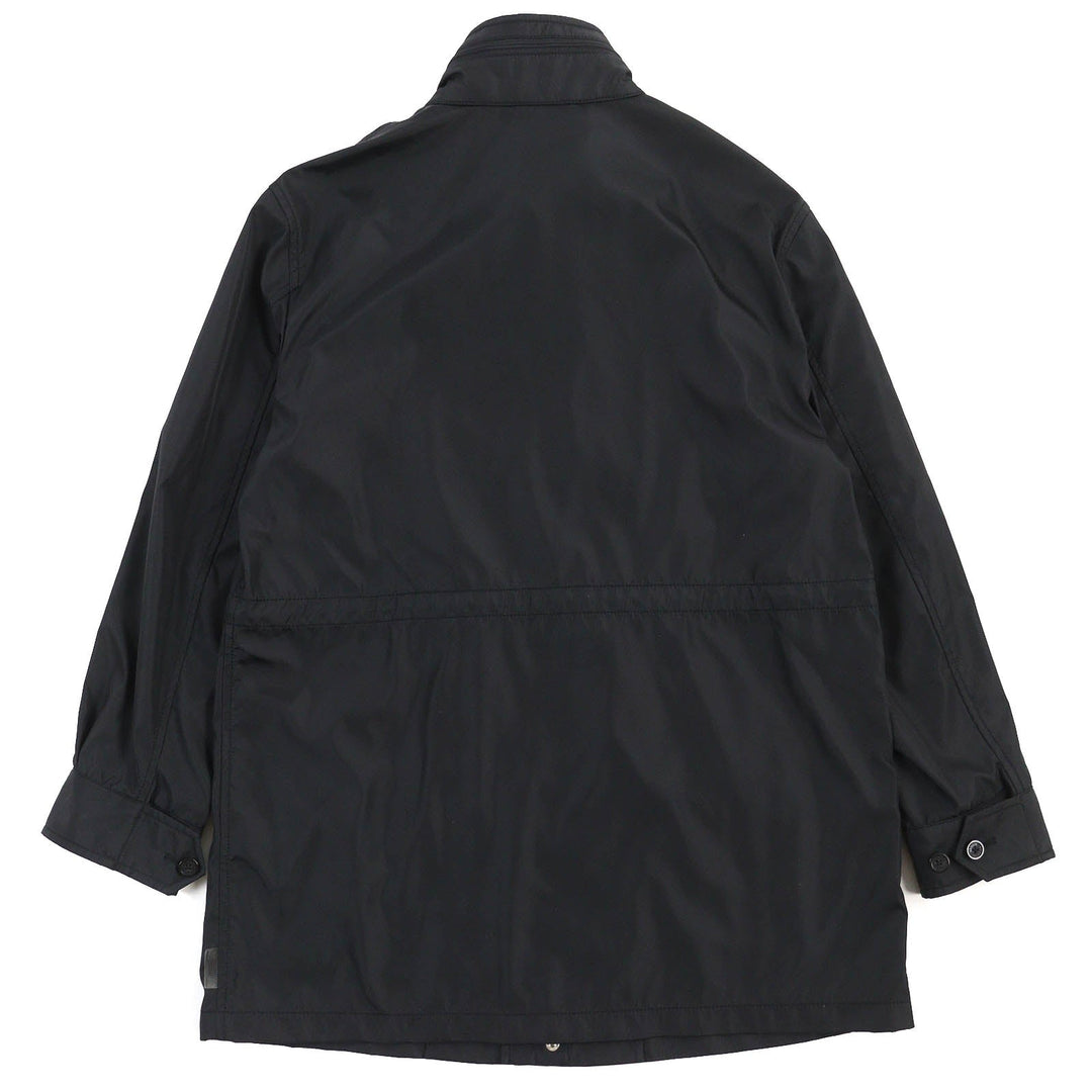 ARMANI COLLEZIONI coat polyester black mens 50 Used Authentic