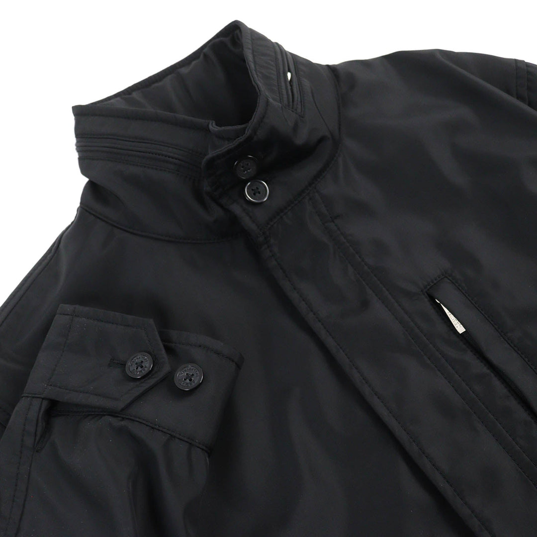 ARMANI COLLEZIONI coat polyester black mens 50 Used Authentic