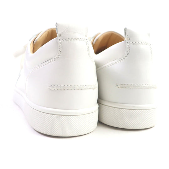 Christian Louboutin Low cut sneakers 3181254 Main: Leather, Part: Rhinestone white mens 39.5 Used Authentic