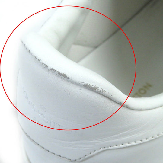 LOUIS VUITTON sneakers Main: Leather White Aurora Color Rivoli line mens 8 1/2 Used Authentic