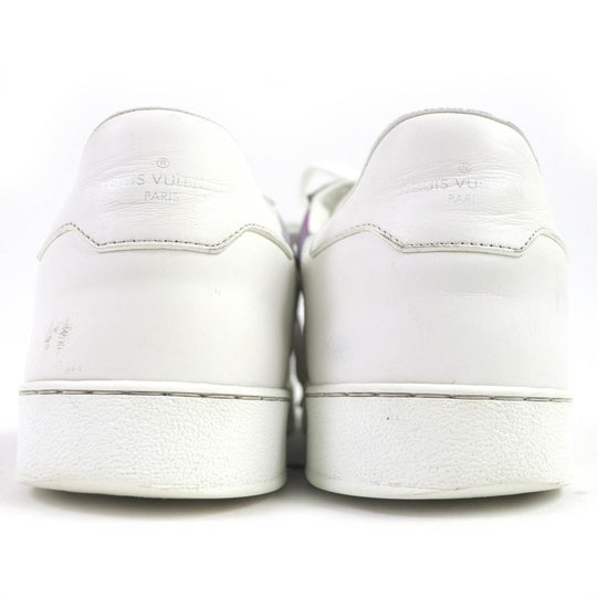 LOUIS VUITTON sneakers Main: Leather White Aurora Color Rivoli line mens 8 1/2 Used Authentic