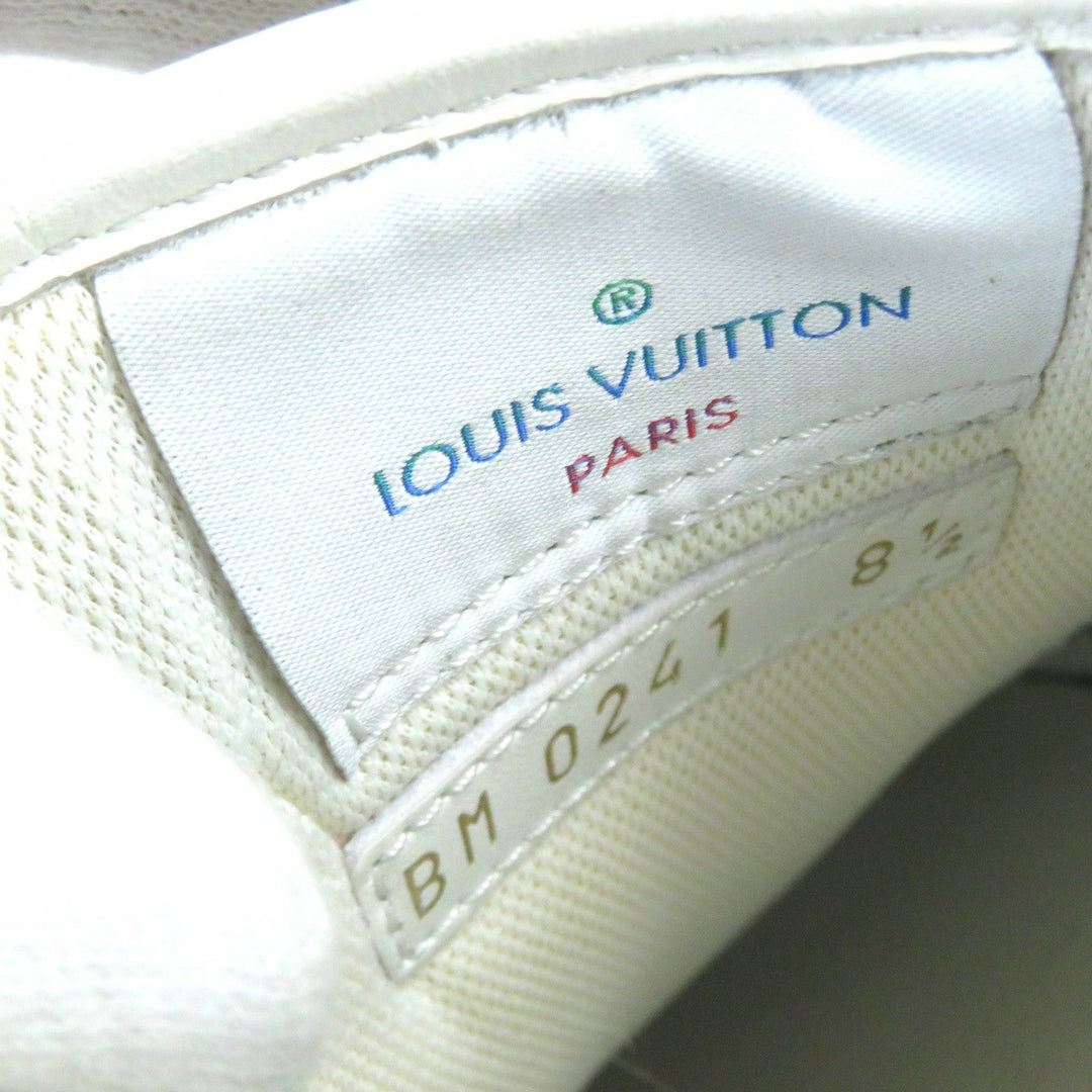 LOUIS VUITTON sneakers Main: Leather White Aurora Color Rivoli line mens 8 1/2 Used Authentic