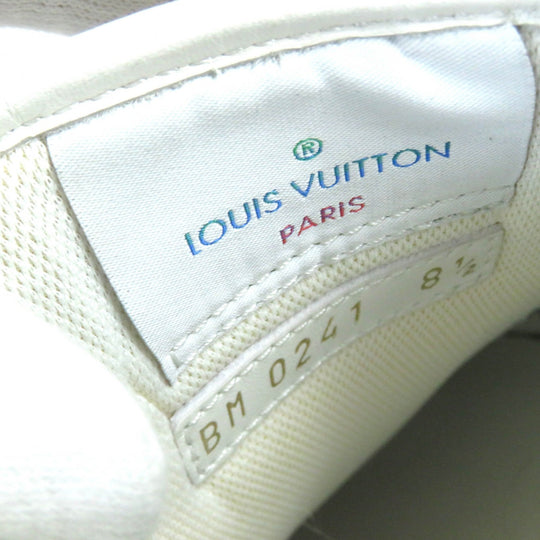 LOUIS VUITTON sneakers Main: Leather White Aurora Color Rivoli line mens 8 1/2 Used Authentic