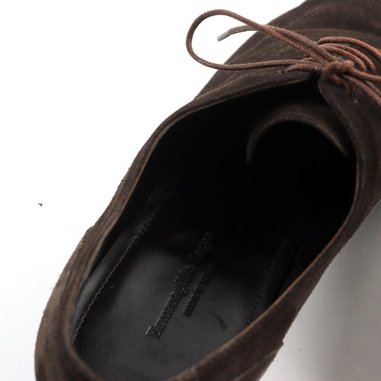 Ermenegildo Zegna Leather shoes Main: Suede leather Brown mens 8 Used Authentic