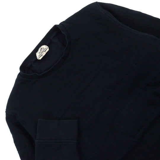 HERMES sweat Main: 100% cotton, Part: 90% cotton, Part: 10% elastane, Filling: 100% polyester black mens XL Used Authentic