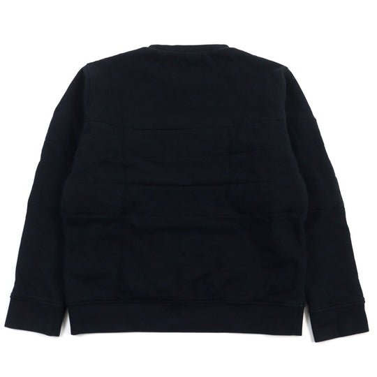 HERMES sweat Main: 100% cotton, Part: 90% cotton, Part: 10% elastane, Filling: 100% polyester black mens XL Used Authentic