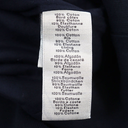 HERMES sweat Main: 100% cotton, Part: 90% cotton, Part: 10% elastane, Filling: 100% polyester black mens XL Used Authentic