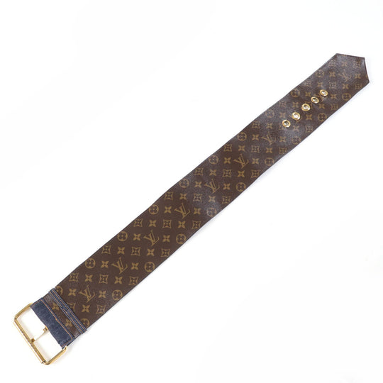 LOUIS VUITTON dress 1ABDVU Main: 95% cotton, Main: 5% polyurethane, Lining: 50% polyester, Lining: 50% cotton, Part: 95% cotton Indigo blue Women 34 Used Authentic