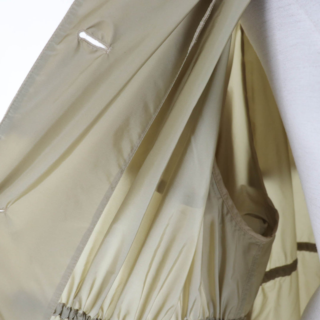PRADA coat 292024 Main: 100% recycled polyamide beige Re-Nylon Women 38 Used Authentic