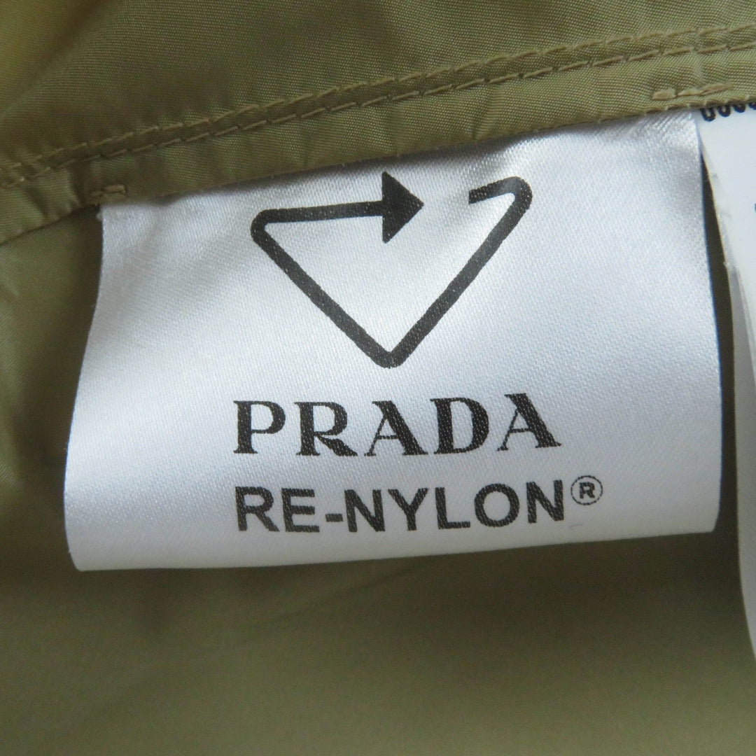 PRADA coat 292024 Main: 100% recycled polyamide beige Re-Nylon Women 38 Used Authentic
