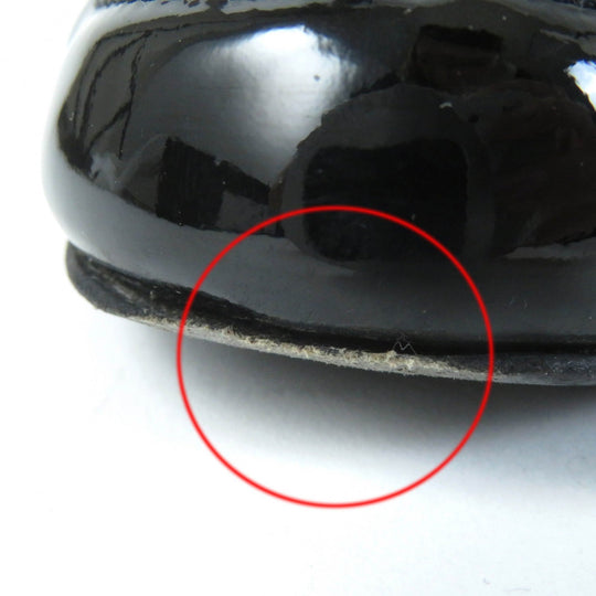 CHANEL Ballet shoes 23B G45122 Main: Leather, Main: Patent leather black Women 36 1/2C Used Authentic