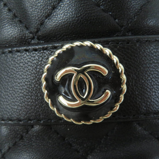 CHANEL Ballet shoes 23B G45122 Main: Leather, Main: Patent leather black Women 36 1/2C Used Authentic