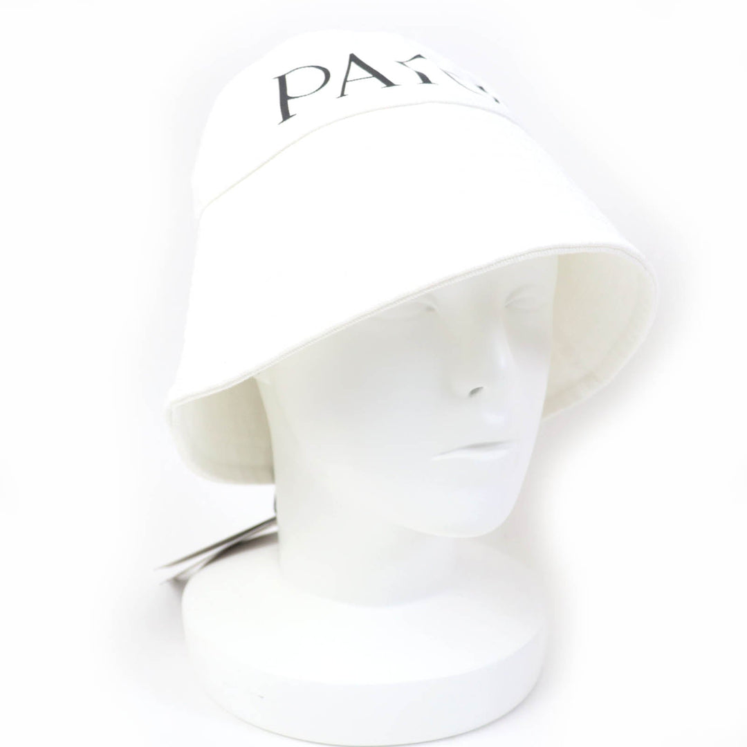 PATOU hat AC0270132001W Main: 100% cotton white Women Used Authentic