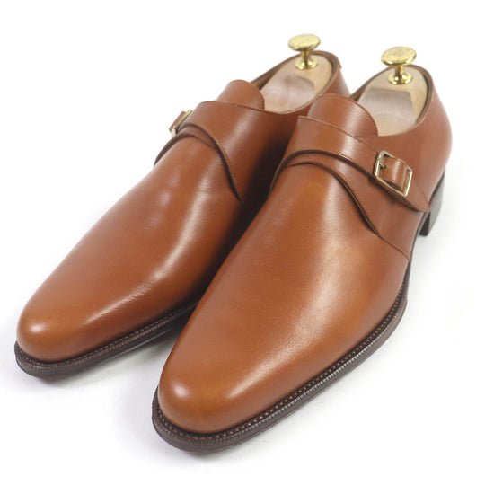 Hall&Marks Dress shoes Main: Leather Brown Goofy Guild of Crafts mens 8 Used Authentic