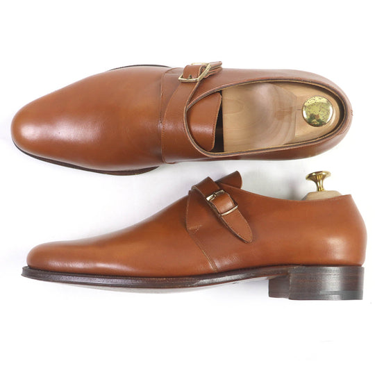 Hall&Marks Dress shoes Main: Leather Brown Goofy Guild of Crafts mens 8 Used Authentic