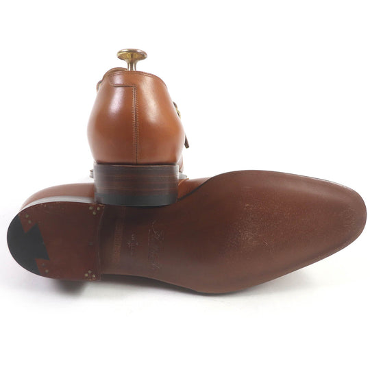 Hall&Marks Dress shoes Main: Leather Brown Goofy Guild of Crafts mens 8 Used Authentic