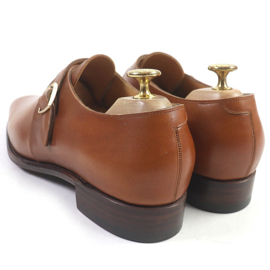 Hall&Marks Dress shoes Main: Leather Brown Goofy Guild of Crafts mens 8 Used Authentic