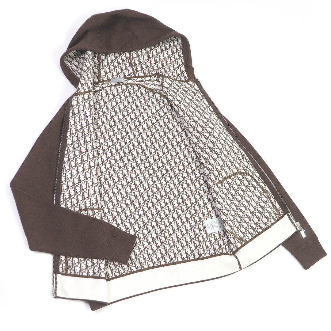 Dior HOMME Hoodie 113M221AT225 Main: 91% cotton, Main: 9% cashmere, Part: 100% rayon Brown mens S Used Authentic