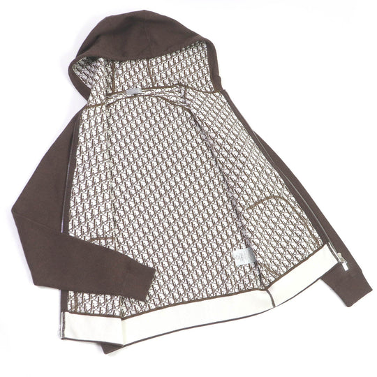 Dior HOMME Hoodie 113M221AT225 Main: 91% cotton, Main: 9% cashmere, Part: 100% rayon Brown mens S Used Authentic