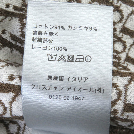 Dior HOMME Hoodie 113M221AT225 Main: 91% cotton, Main: 9% cashmere, Part: 100% rayon Brown mens S Used Authentic