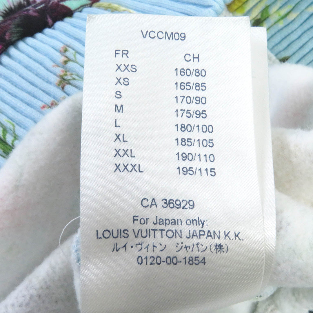 LOUIS VUITTON Hoodie Main: 100% cotton Blue type mens S Used Authentic